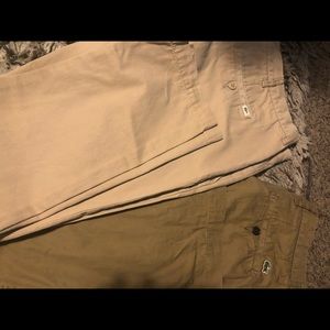 2 pairs of Lacoste Khaki pants